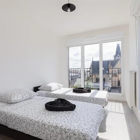 La Terrasse De L'Eglise, Paris Center & Eurostar 15 Mn, Brand New Duplex With Terrasse, Balcony, 2 Bathrooms, Parking, Saint-Denis  Exterior photo